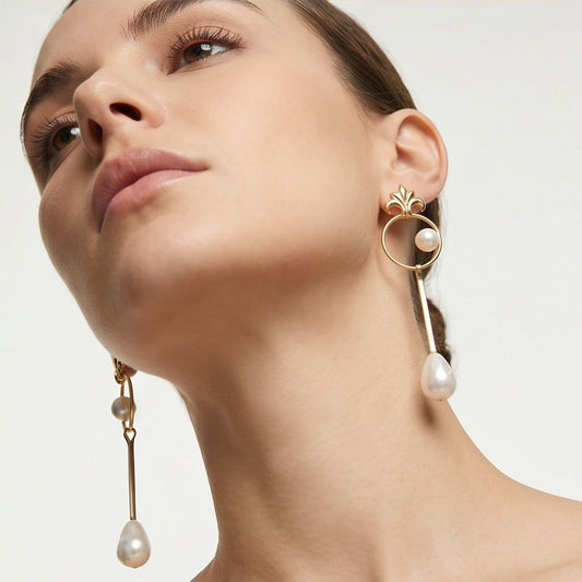 KD Atelier Aurelia Pearl Drop Earrings