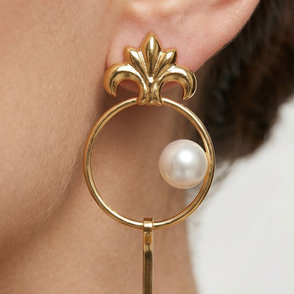 KD Atelier Aurelia Pearl Drop Earrings