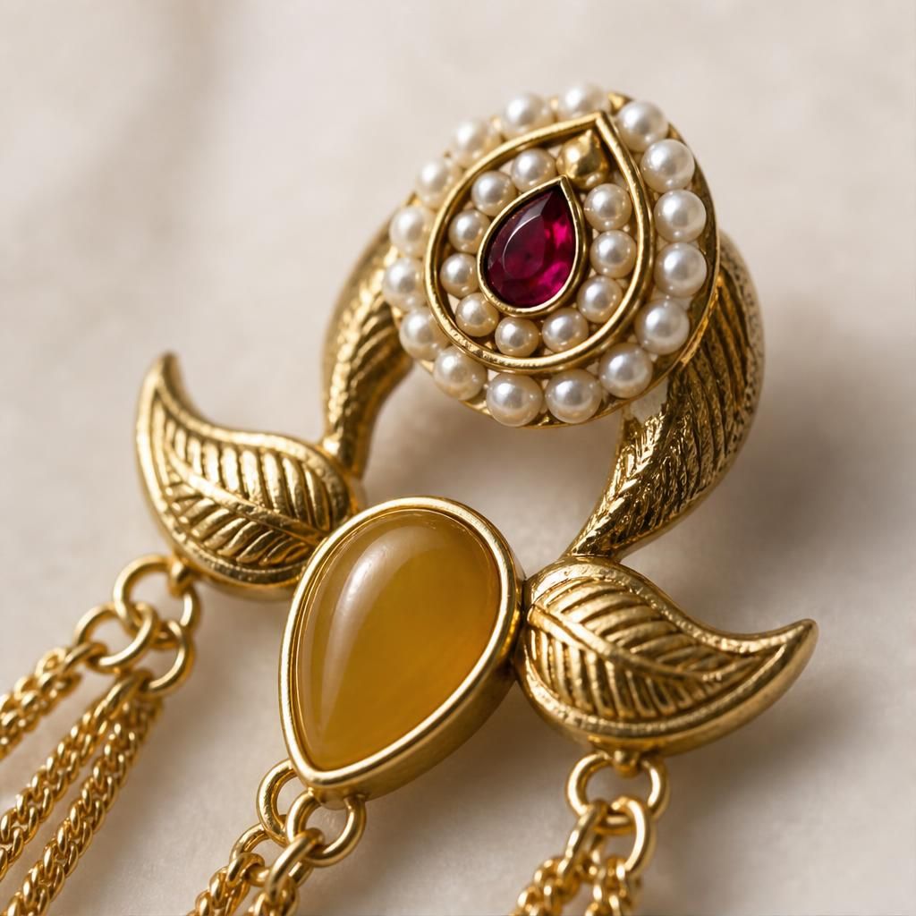 KD Atelier Kashmiri Dejhoor Tassel Earrings
