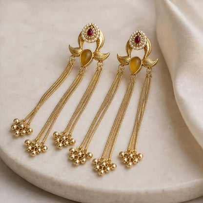 KD Atelier Kashmiri Dejhoor Tassel Earrings