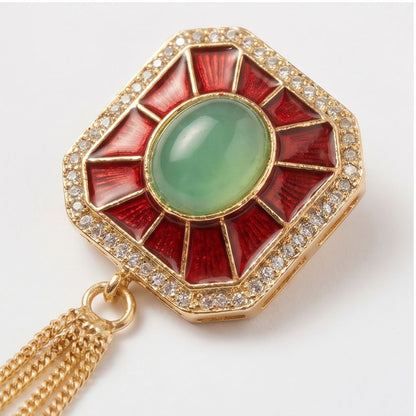 KD Atelier Royal Meenakari Ghungroo Earrings
